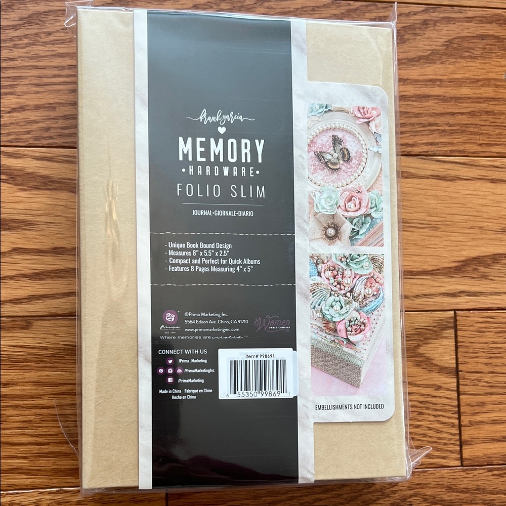 Prima Marketing Memory Hardware Folio Slim for Arts & Crafts